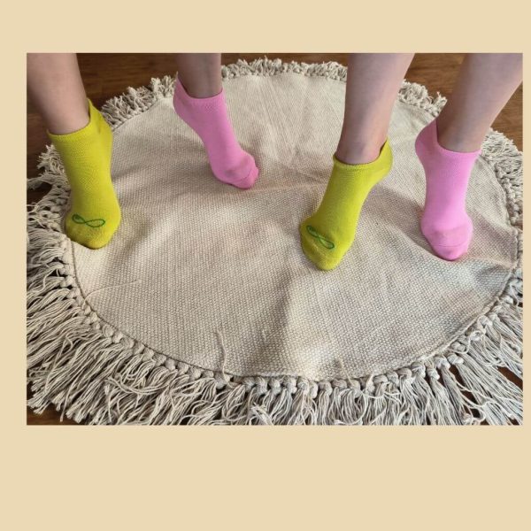 Otroške nizke bambusove nogavice-3 pari